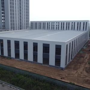China Prefabricated Steel Structure Warehouse Shed with Industrial Design on sale