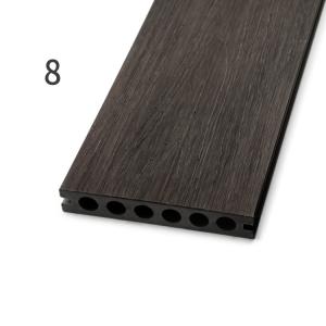 Embossed WPC Composite Decking Board Panel Anti Slip Low Maintenance