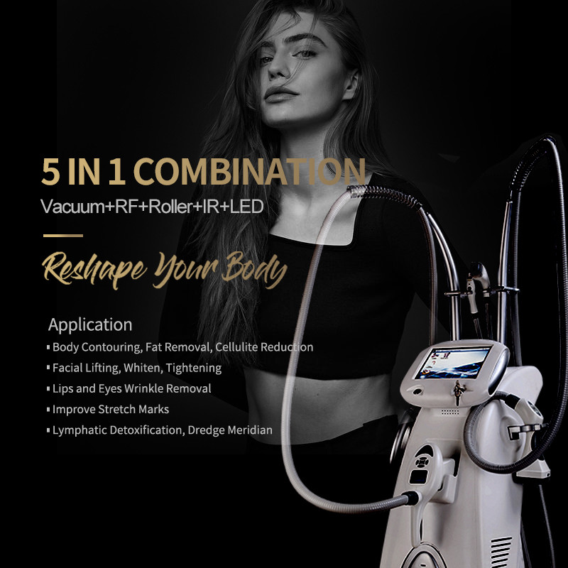 Quality LCD Vela Shape Vacuum Slimming Machine Body And Face Treatment for sale