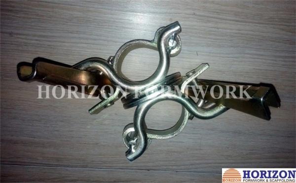 Self Colour Scaffolding Accessories , Double Swivel Coupler Easy Operation