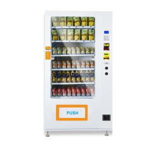 Automatic 24 Hours Self Service Vending Machine Customized Color LED Lighting