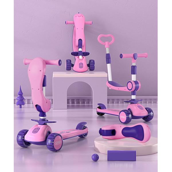 Adjustable Height Scooter for Kids Ages 4-6Y Collapsible and Durable Max Load 200 LBS