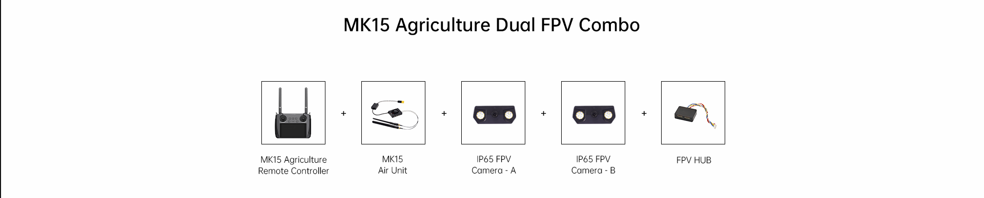 SIYI MK15 Mini HD Handheld Agriculture Drone Remote Controller With 5.5 Inch Touchscreen 1080p Image Transmission System 3.5KM