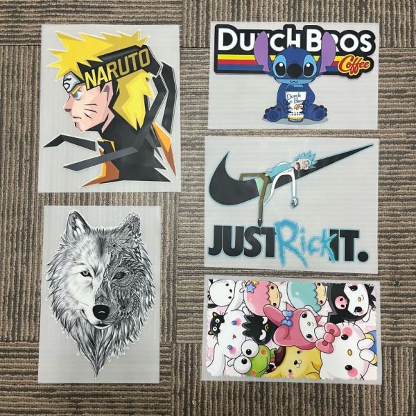 Machine Washable High Stretch Customizable Designs DTF Heat Transfers and Custom DTF Transfers