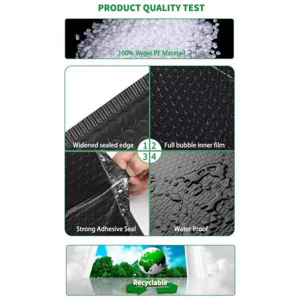 Customizable Plastic Bubble Bags Waterproof Shockproof Protect Goods