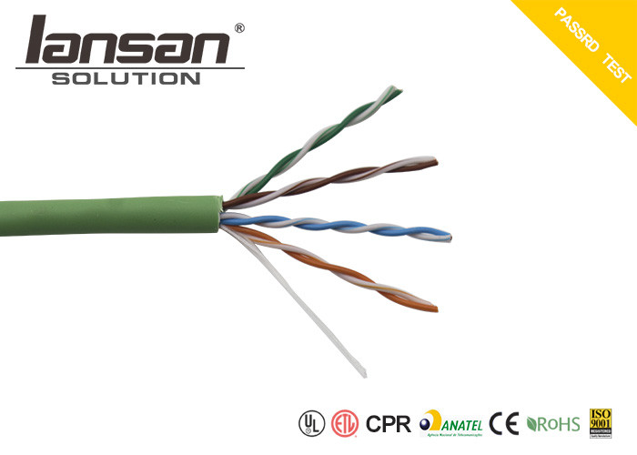 LSZH Jacket Cat5e Data Cable UTP 24AWG Bare Copper Conductor BC