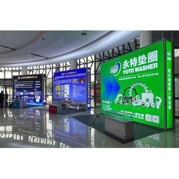 Lightweight SHELL SCHEME STAND constructed from sturdy materials providing support for trade shows exhibitions and business presentations