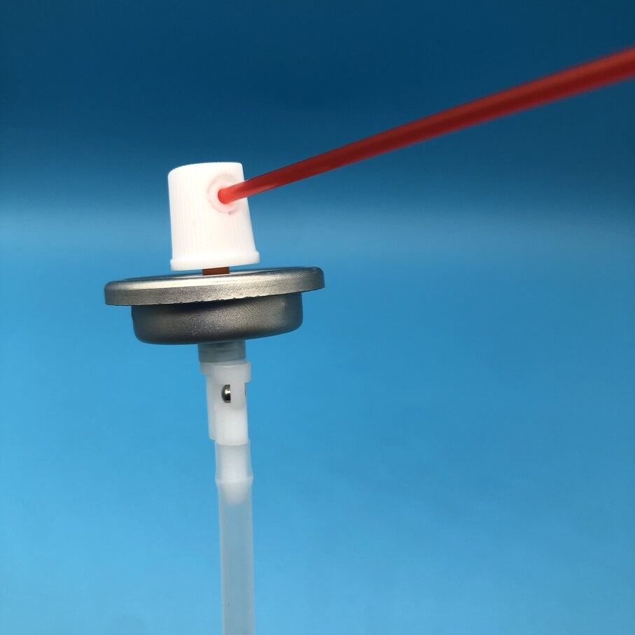 360 Degree Aerosol Valve Actuator for Industrial Maintenance All Angle Spray System for Lubricants and Cleaners