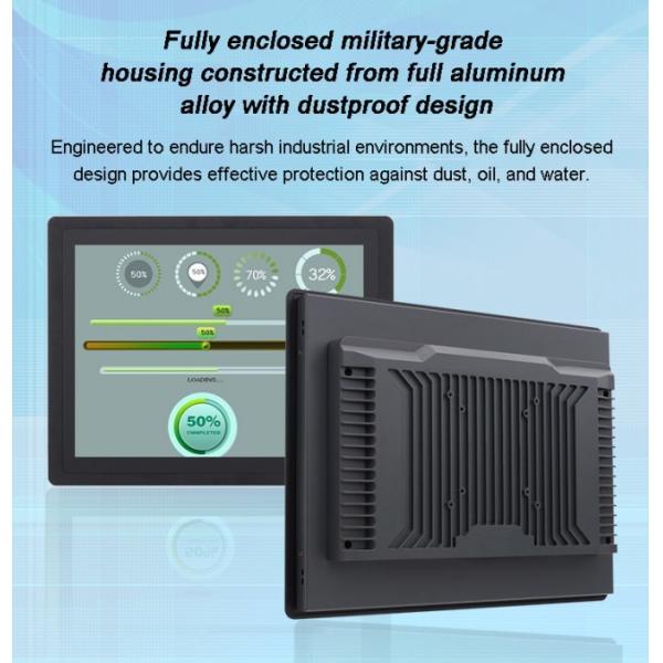 Fanless Waterproof 15 Inch Large Industrial Panel PCs Core 10th I5 All in One Pcs Embedded Multi-touch Panel Computer