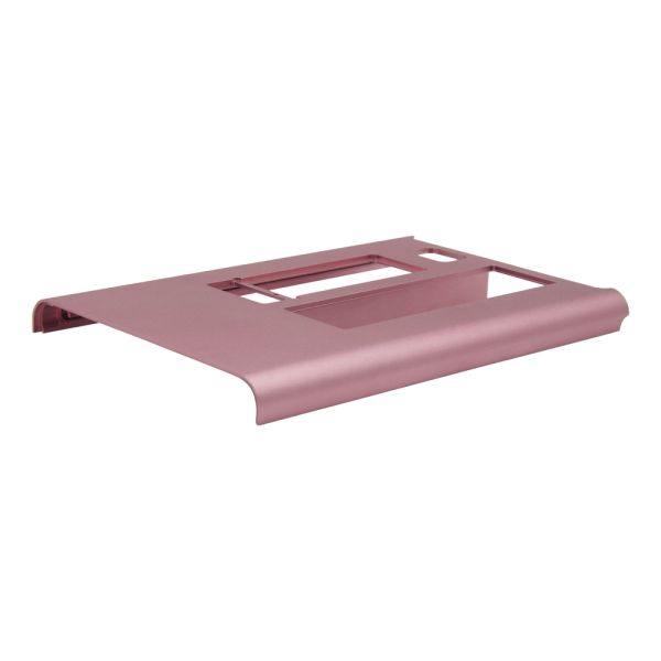 Custom Stainless Steel Sheet Metal Fabrication with Laser Cutting Welding and Pink Powder Coat Oxidation