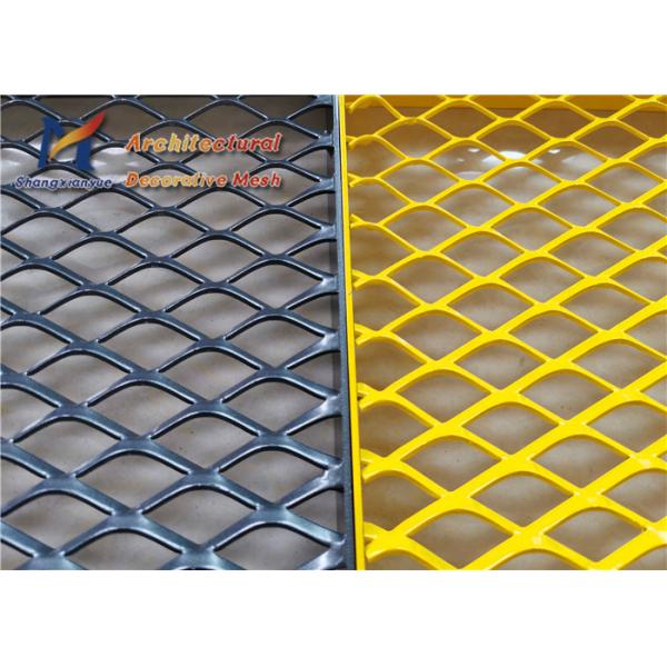 Anodised Aluminum Expanded Wire Mesh 10m Flattened Expanded Metal Mesh