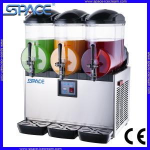 Triple Tanks Restaurant Frozen Drink Machine , Countertop Slush Machine