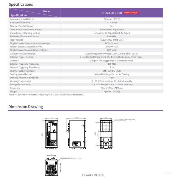 Constant Current Type Digital Lighting Controller LIDC Series Support 256 Levels Brightness Control