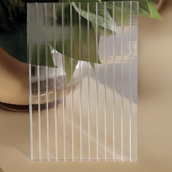 Factory supply 2.1m*5.8m 8mm Polycarbonate Hollow Sheet Multiwall sheet Available in Multiple Colors with High Flexural Strength and UV Protection for