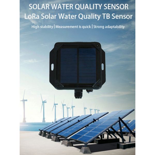 LoRaWAN Solar Turbidity Sensor | Wireless Water Quality Monitor for Drinking Water/Wastewater Treatment | OEM Support