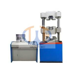 Quality Clip On Extensometer Hydraulic Tensile Testing Machine Adopting Remote Controller for sale