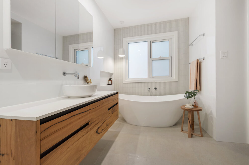 Wall Mounted Customized Concrete Bathroom Vanity Cabinet Set with Cupboard and Mirror