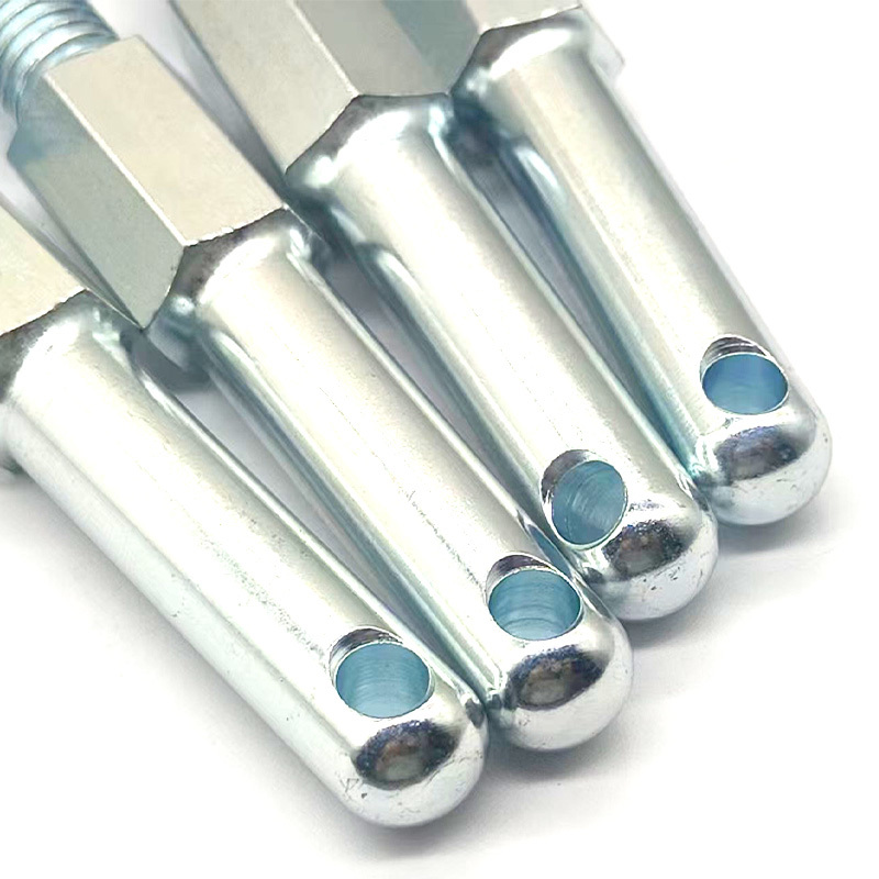 Custom CNC Aluminum Bushings and Steel Lock Pins for Automotive