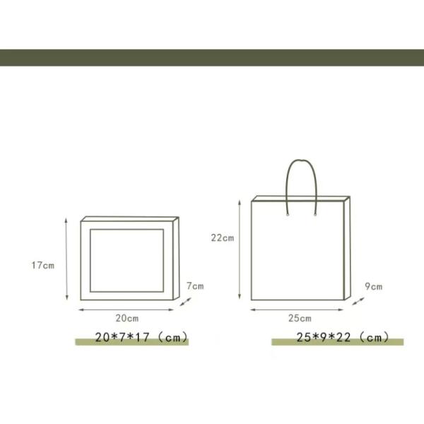 20cm*7cm*17cm Orange Coated Holiday Gift Boxes With Transparent Windows