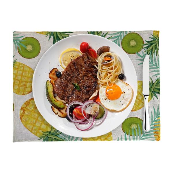 Blank Linen Sublimation Table Mats Double Sided Sublimation Placemats Blanks