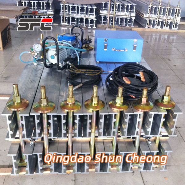 Custom-made Conveyor Belt Vulcanizing Machine with PLC Control System, 0-400℃ Temperature Range & Customizable Cooling System