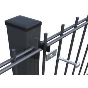 Pvc Coated Double Wire Mesh Fence , Durable Metal Mesh Fencing Easy Install