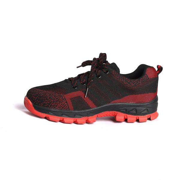 Quality Safe Comfortable Black Flyknit Protective Footwear With Anti-Slip for sale