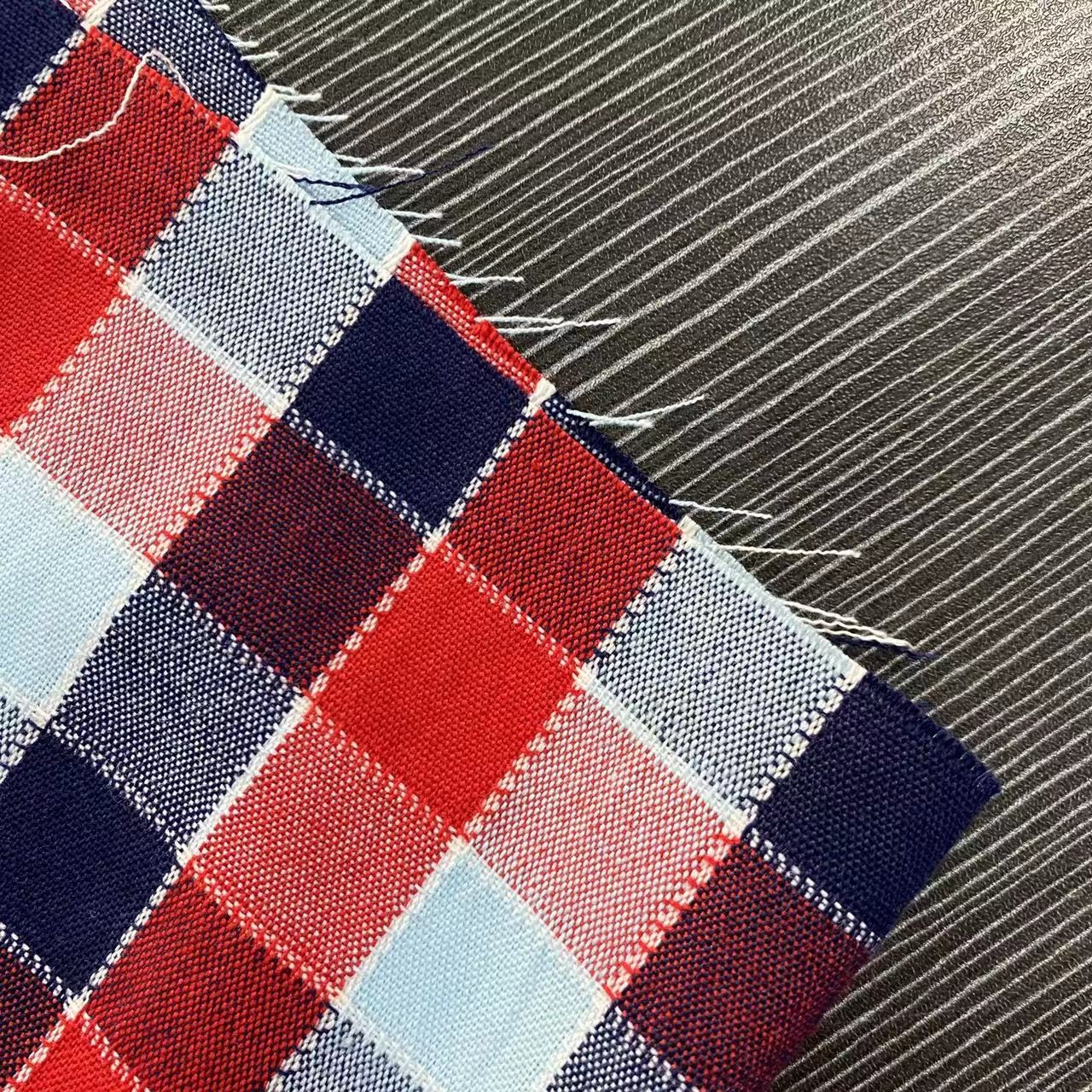 Qingdao Trade 130gsm 150gsm 170gsm 135gsm Yarn Dyed Fabric Plain Twill for Garment Materials