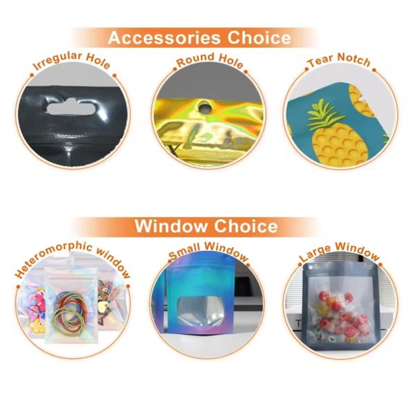 Custom Order Bread Specialty Packaging Printing Food Grade Biodegradable Plastic Bags Snacks Sauce Packaging Various Types