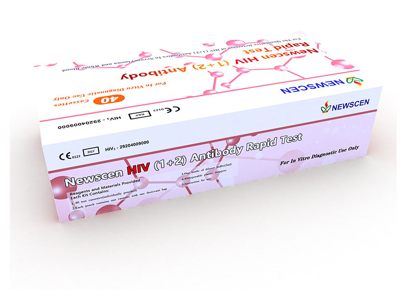 Quality Colloidal Gold 100% Sensitivity HIV1/2 RDT Rapid Test Kit for sale
