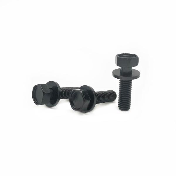 Quality Plated Dacromet External Hexagon Combined Screw With Flat Pad 35mm for sale