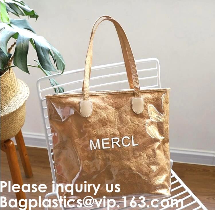 Eco Friendly Reusable Waterproof Tyvek Passport Holder Packing Cubes Toiletry kit Backpack Tote Bag Travel Accessories