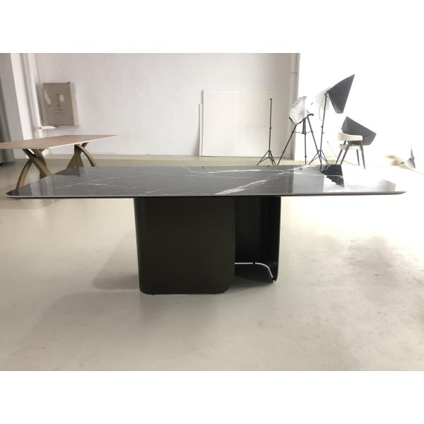 OEM ODM Modern Ceramic Sintered Stone Dining Table Long Square Italian Marble Top Dining Table