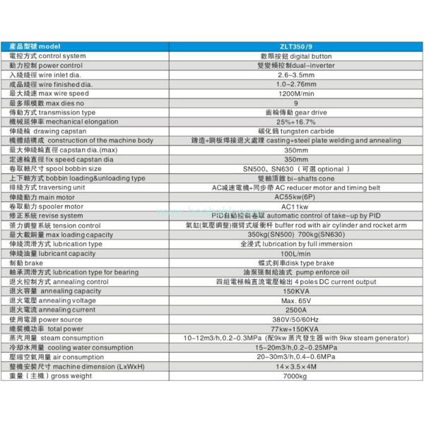 Contact Mode DC Annealing 100KW 1mm Wire Drawing Machine