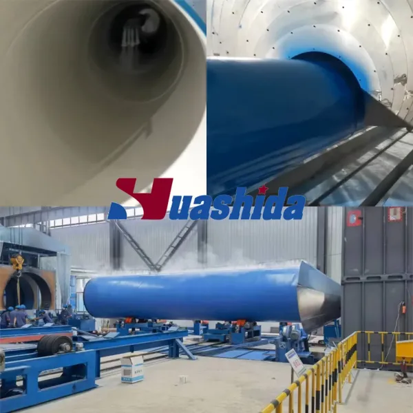 2lpe 3lpe Fbe Steel Pipe Internal/External Shot Blasting Coating Production Line