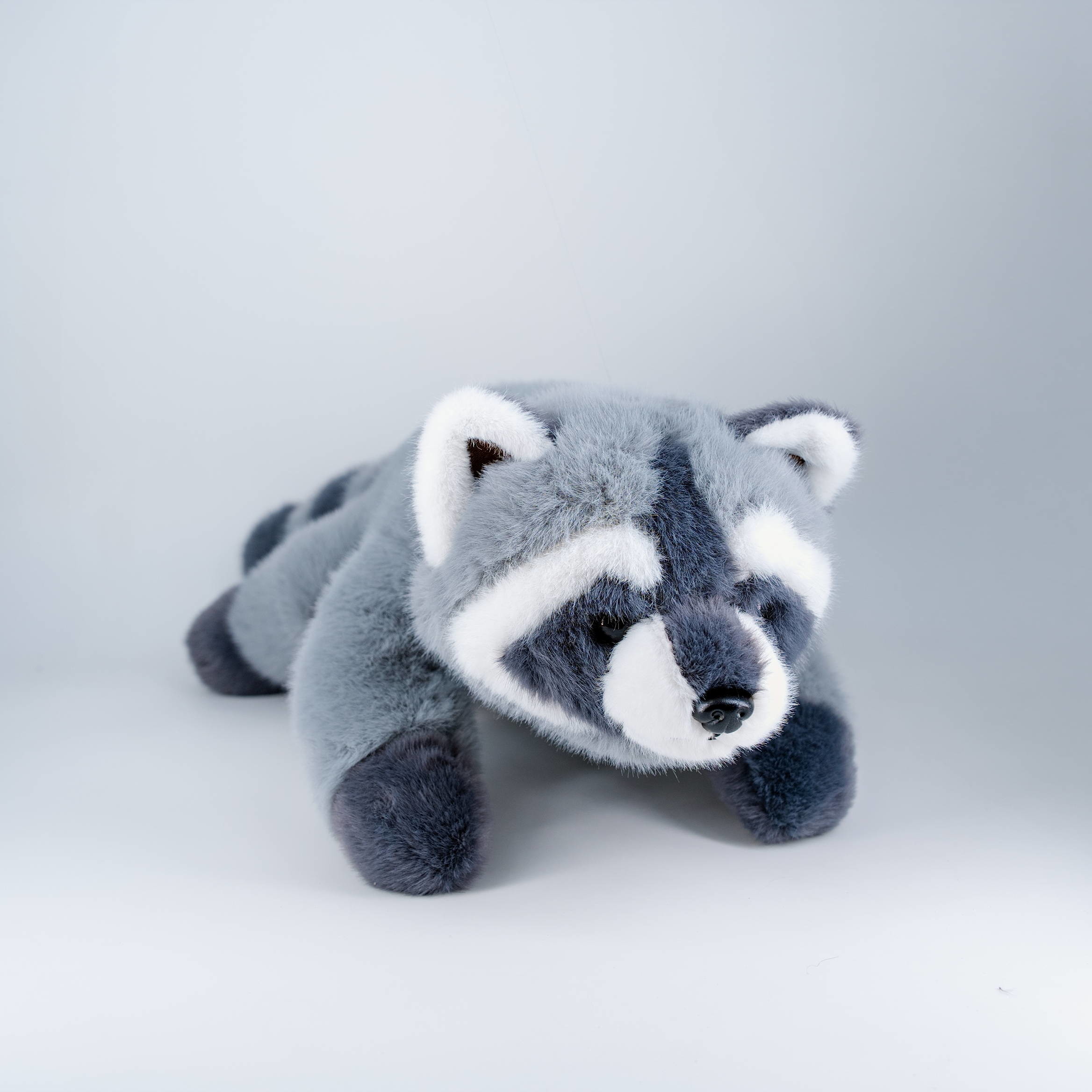 Low MOQ Zoo Grey Raccoon Plush Toys Wild Onez Wildlife Stuffed Animals