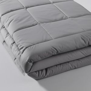 Reversible Solid Microfiber Comforter Durable Lightweight Microfiber Bedding