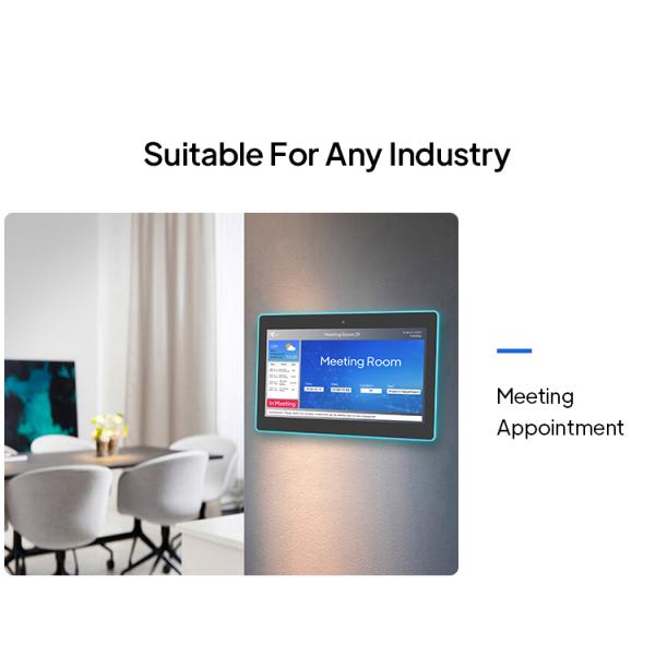 10.1 Inch Android Meeting Room Tablet with POE and LED Light Bar