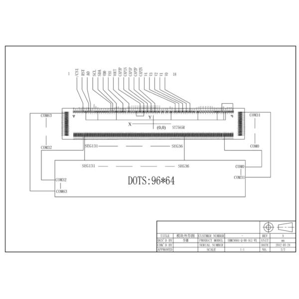 Customize Glass LCD Display Module Vatn Tn Htn Va Temperature Segment LCD Display