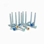 Customized Hexagonal Cross Cut Furniture Screws Countersunk
