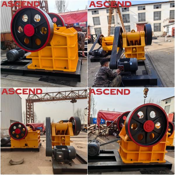 PE150×250 Copper Dolomite Diesel Powered Jaw Crusher For Mining Plant