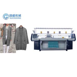 Jersey Acrylic Three System 9G Automatic Flat Knitting Machine Computerized
