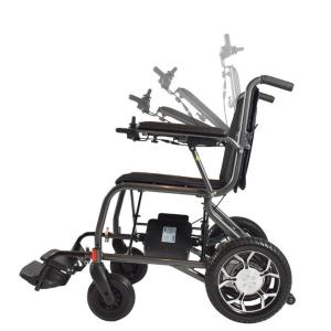 Quality Lithium Battery Lightweight Power Wheelchair Foldable With PU Tire for sale