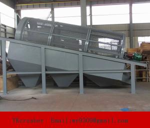 Quality High Efficient Rotary Trommel Screen , Compost Screening Equipment Steady Movement for sale