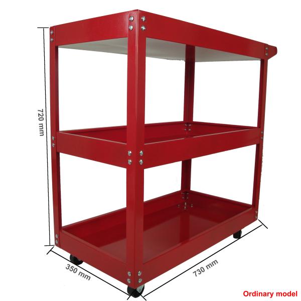 3 Layer Hardware Tools Accessories Steel Heavy Duty Workshop Trolley