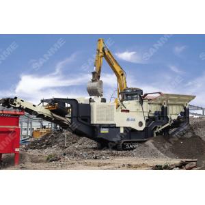 Quality Mobile Impact Stone Crushing Plants High Efficiency Smoothly Running for sale
