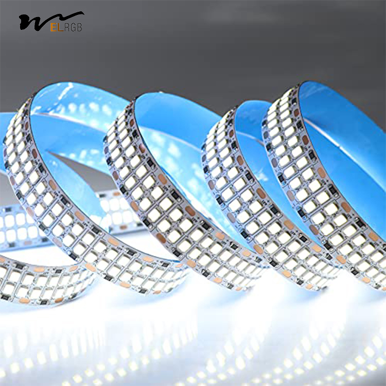 Adjustable Strip Light 6500K Double Row 480LED/M Flexible LED Strip White Warm White