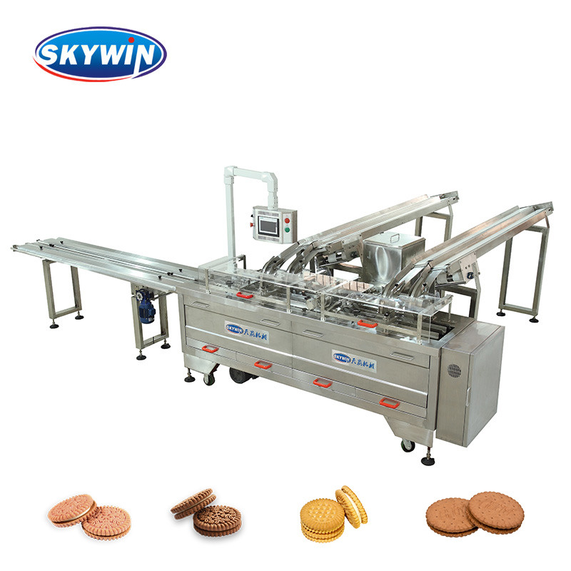 Quality Automatic Biscuit Center Filling Cream Jam Sandwich Biscuit Making Machine for sale