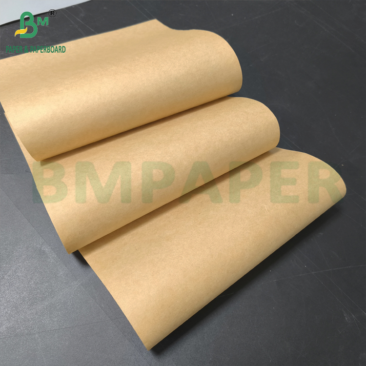 High Strength Natural Brown Kraft Paper For Carry Sacks 70g 80g
