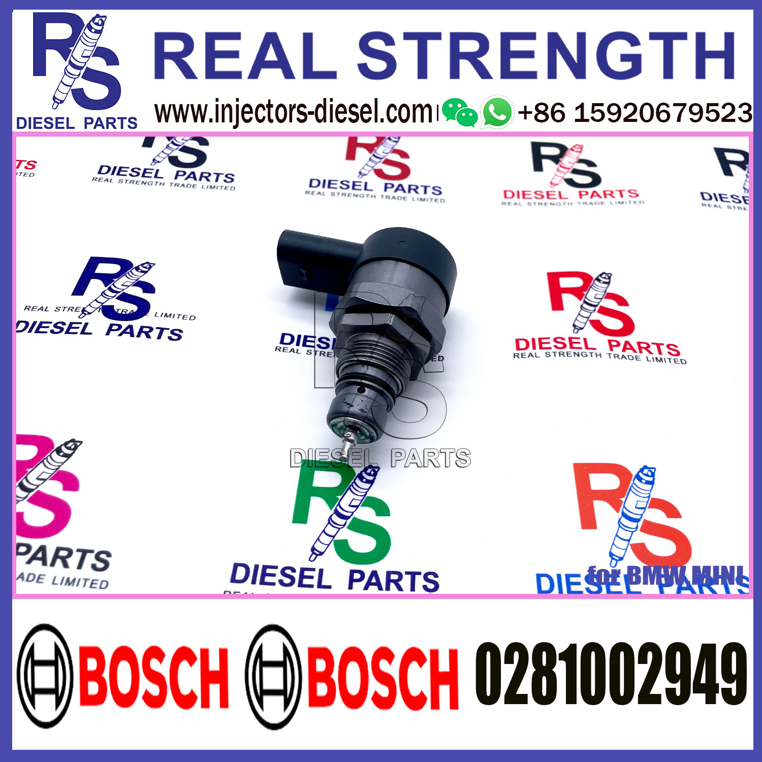 BOSCH Control Valve 0281002949 DRV Regulator Solenoid 0281002949 for BMW,MINI